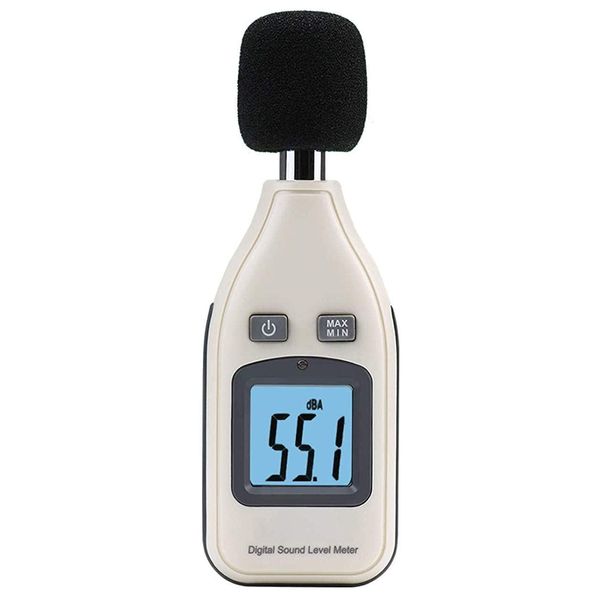 OBEST Sanko Small Digital Noise Meter, Noise Measuring Device, Digital Sound Level Meter, Easy Sound Pressure Measurement, Noise Level Measurement