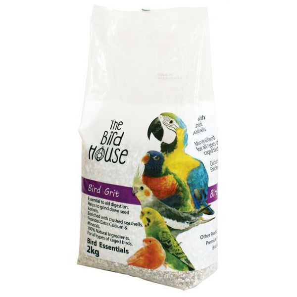Bird Grit Sand 2kg The Bird House Oyster Shells Budgie Canary Aviary Digestion