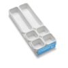 madesmart Value 9-Piece Interlocking Bin Pack | VALUE COLLECTION | Customizable Multi-Purpose Storage | Durable | Easy to Clean | BPA-Free, White
