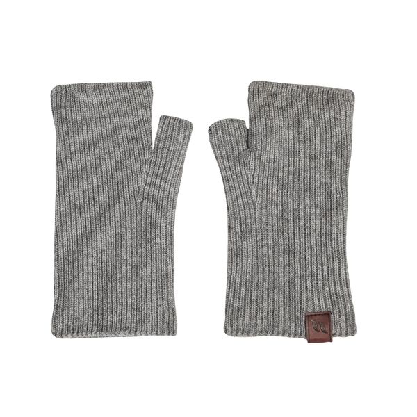 Back on Track Ash Wrist Warmers Half Gloves Dark Grey, lightgrey
