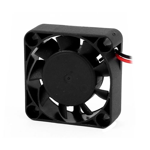 sourcingmap a16032500ux0875 2 Piece 40 x 40 x 10 mm 12V 0.07A DC Heat Sink/Extractor Cooling Case Fan Black, 1.57" Width, 1.57" Length