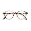 IJIPIJI Tortoise Screen Reading Glasses, PC Glasses, #D Blue, Boston (+3.0)