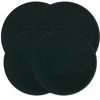 Range Kleen Black Round Burner Kovers Set of 4