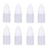 Duehut HLLMX 8 PCS Empty Plastic Squeezable Dropper Bottle Portable Empty Squeezable Dropper Bottle Container with Screw Cap Essential Oil Container 5ML