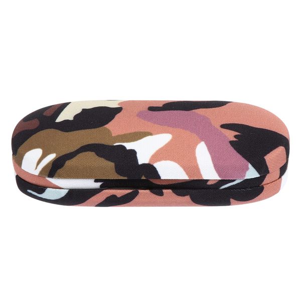 HEMOTON Portable Contact Lens Case Glasses Case 2 in 1 Double Sided Contact Lens Box Holder Container Sunglasses Pouches with Built- in Mirror for Men Women Camouflage