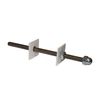 Cast Iron Radiator Stay/Bracket/Tie/Retainer/Fixing (Threaded, White)