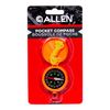 Allen Company Pocket Compass with Lid, Blaze Orange