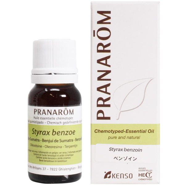 Pranarom Essential Oil Benzoin, 0.3 fl oz (10 ml)