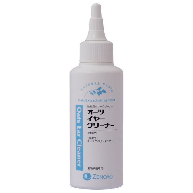 Nippon Zenyaku Kogyo Oats Ear Cleaner for Pets, 4.2 fl oz (125 ml)