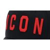 DSQUARED2 Icon Unisex Baseball Cap Black Red, black