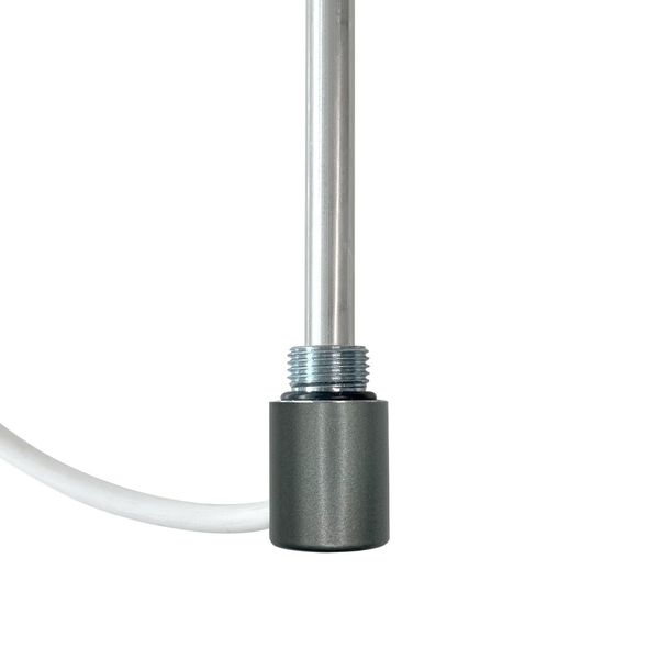 Nova Electric Element & Cap For Heated Towel Rails Radiators Fixed Temperature - 250w - Anthracite Cap