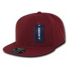DECKY Retro Fitted Cap, Cardinal, 7 1/8