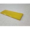 Sunflower Yellow Ceramic Tile Bullnose Backsplash Curved Edge Subway Trim