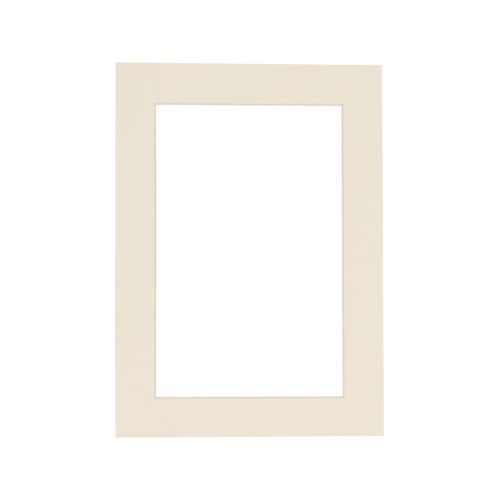 CountryArtHouse Textured Cream Acid Free 11x14 Picture Frame Mats with White Core Bevel Cut for 8.5x11 Pictures - Fits 11x14 Frame - One Mat