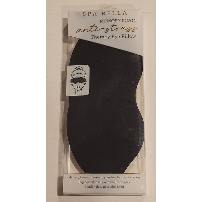 SPA BELLA MEMORY FOAM ANTI-STRESS THERAPY EYE PILLOW