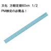 Bunka Gakuen Square Ruler 23.6 inches (60 cm), 1/2