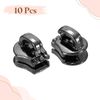 sourcing map 10 Pcs Zipper Sliders, #3 Zipper Pull Replacement for Sewing Bags Coats Jackets Closed-End Pulls Replacing, Dark Gray