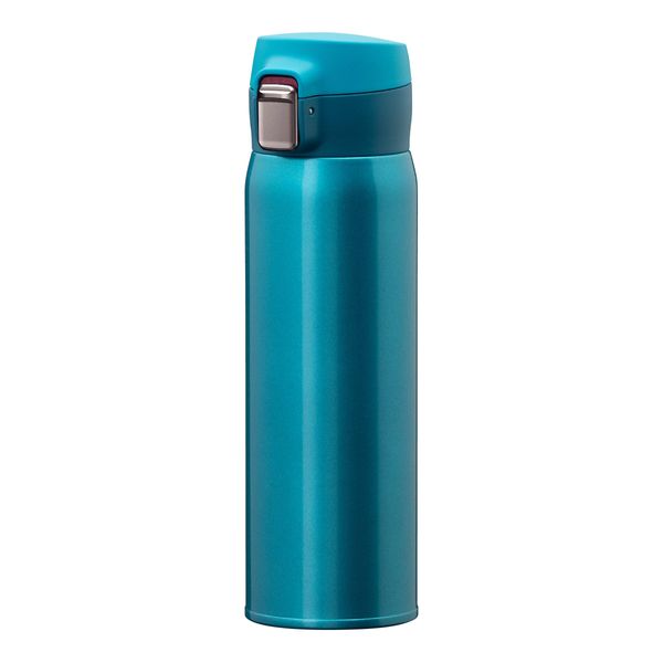 Atlas AREW-500GR Water Bottle, Airist, Disassembly Stopper, Ultra Lightweight, One-Touch Bottle, Lightest Class in Japan, 17.5 fl oz (495 ml), Green