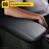 AOMSAZTO Armrest Covers for Corolla 2014-2019 Black Console Cushion for Corolla