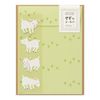 Midori 86639006 Letter Set with Stickers, 12 Sheets, 4 Envelopes, Goat Pattern A