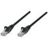 1 - CAT-5E UTP Patch Cable, 50ft, Black, Impedance matched , Gold-plated contacts , 320795