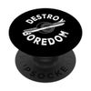 Destroy Boredom One Wheel Electric Skateboard Float Retro PopSockets Swappable PopGrip