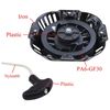 Pull Recoil Starter For Generac 196cc 208cc 212cc engine, GP3600 GP3250 GP3300