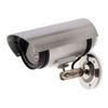 kwmobile Camera Dummy / Real Dummy Security Camera with LED Light Imitation Cable / Battery Powered