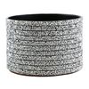 Wine Bodies Surface Protector Crystal Strips Metal Decorated Wine Bottle Coaster