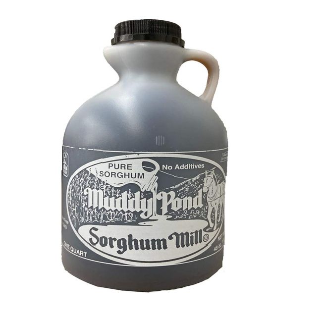 Muddy Pond Sorghum Mill - Pure Sorghum Syrup - No Additives, Non-GMO and Gluten Free 48oz