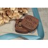 Mr and Mrs Engraved Wooden Ring Box, Wedding Ring Bearer Box