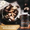 Mushroom Extract Complex Gummies Lions Mane Chaga Reishi Focus Memory Immunity 