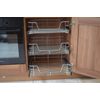 Lighting Innovations 1 X 400MM PULL OUT WIRE BASKET FOR KITCHEN LARDER BASE UNIT CUPBOARD SOFT CLOSE