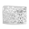 White Scroll Magnetic School Locker Storage Bin For Organizing Locker Space