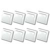 Delphi Double-Throw Switch White Set of 8 250 V/10 A
