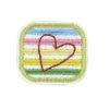 HKM 10236483 Patches, Fabric, Red/Green/White, One Size