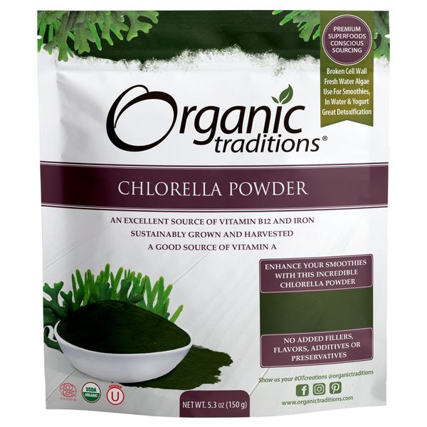 Organic Traditions Chlorella Powder - 5.3oz