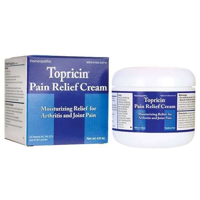 Topricin Pain Relief Cream 4 oz Cream