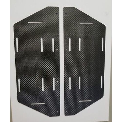 HOBAO GTB CARBON FIBER BATTERY TRAYS SAGA/OFNA/MUGEN/TRAXXAS/SERPENT/ARRMA/XLX