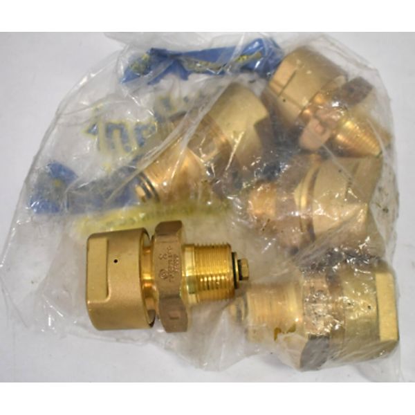 Lot of 5 Reco Chek-Lok Excess Flow Male Valve Propane Tank Transfer 7590U