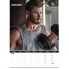 Chris Hemsworth, 2026 Wall Calendar, A3 Size, Wirobound, Full Colour