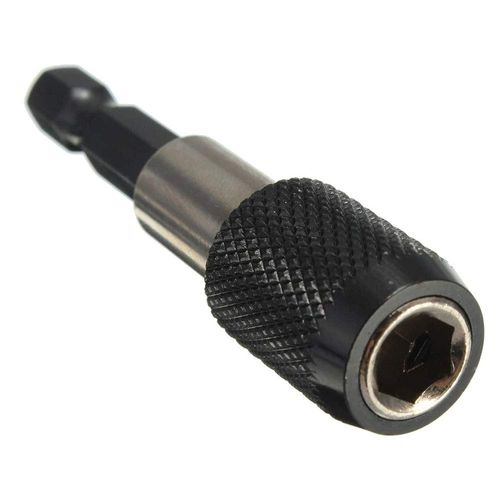 Bestgle 3 Packs 1/4 Inch Hex Shank Magnetic Extension Chuck Adapter Quick Release Bar Socket Screwdriver Bit Holder, 60mm