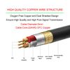 FORE Microphone Cable XLR Male to XLR Female Cable 1 m Pack of 2