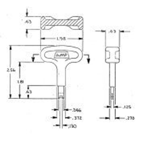 TE 229384-1 TOOL INSERTION HAND T-GRIP