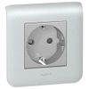 Legrand 079213 MSC SDO SCHUKO SK 2 Modules Aluminium