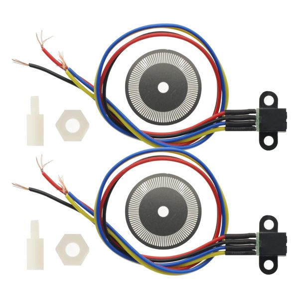 2PCS Photoelectric Speed Sensor Encoder Coded Disc Code Wheel,Optical Encoder for Smart Car 5V Encoder Wheel