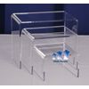 MS9 Mannequin Stand, Acrylic Riser Set, Medium