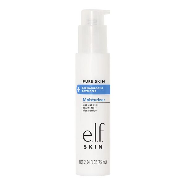 e.l.f. SKIN Pure Skin Moisturiser, Creamy & Weightless Daily Moisturiser For A Hydrated-Looking Complexion, Made With Oat Milk, Allantoin & Niacinamide