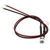 Pre-Wired / Leaded 5mm Light Emitting Diode (LED), White, 3-12VDC