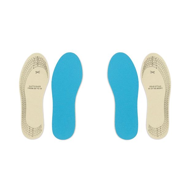 Kids Shoe Insoles - 2 Pairs of Comfortable Arch Support Insoles, Trim to Fit, Perfect for Sneakers and School Shoes